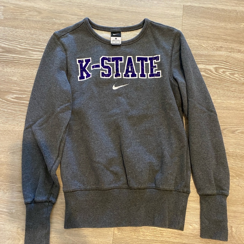 Kansas State KState Nike Crewneck Pullover Sweatshirt